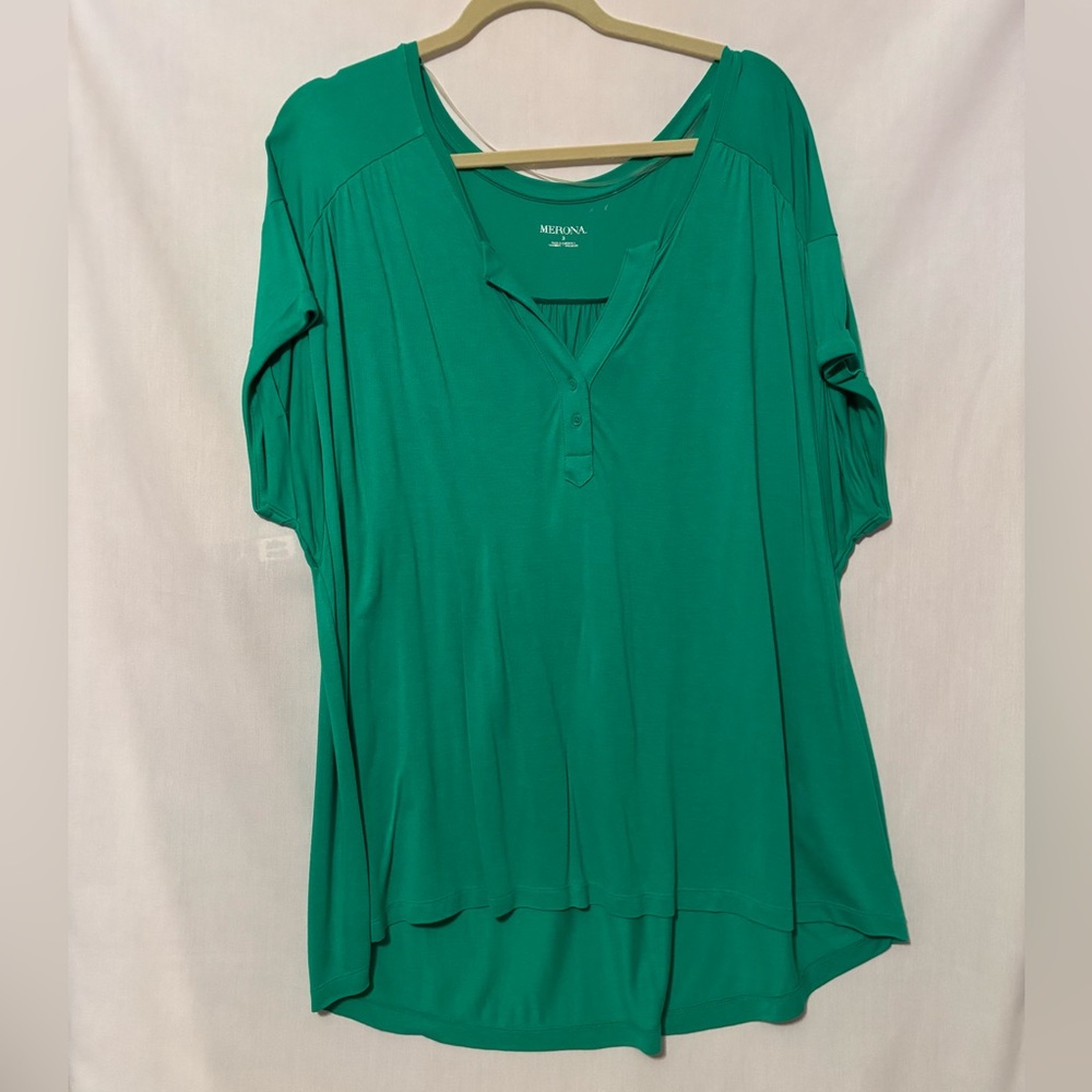 Merona Teal Women's Blouse